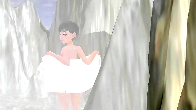Anime Maidens Relish Sultry Bathtime Fun at Secluded Onsen Retreat