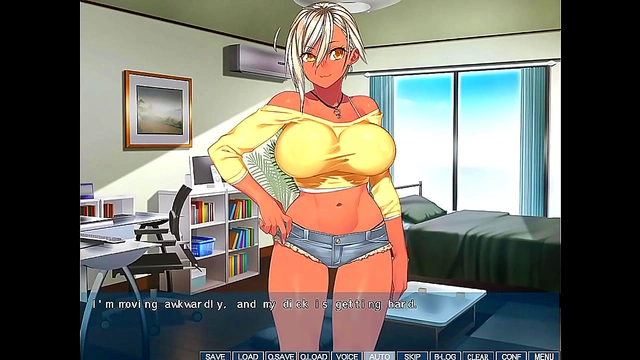 Kanobitch Succumbs to Lustful Desires in Hot Ecchi PC Game Adventures