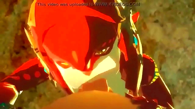 Seductive Pink Pantheress Grooves to Zelda Tunes in Erotic Hentai Fantasy