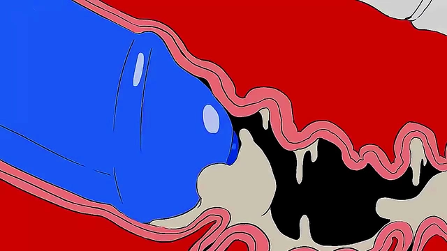 Curvaceous Anime Babe Enjoys Intense Anal Pleasure Leading to a Juicy Creampie