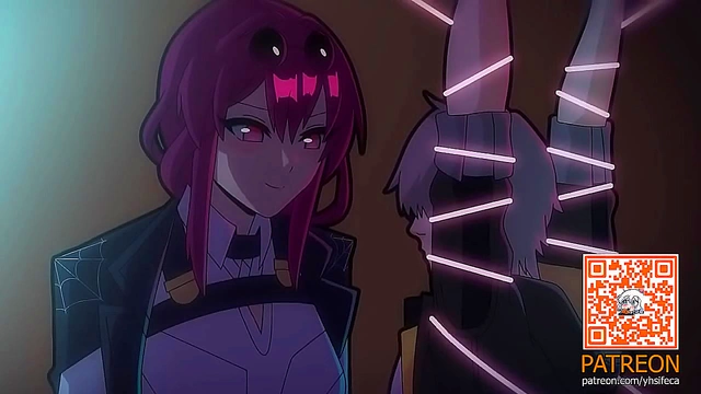 Kafka Engages in Intense All-Night Pleasure in 3D Hentai Animation