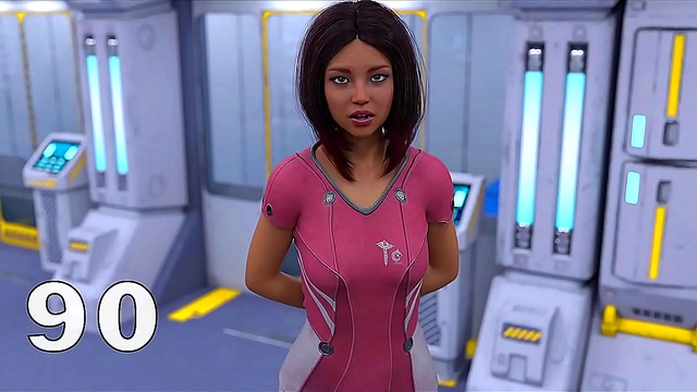 Busty 3D Anime GF Seeks Thrilling Sex Adventures Among the Stars