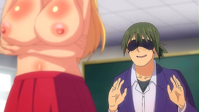 Lusty Big-Breasted Anime Wife Tempts Her Teacher for Steamy Pleasure