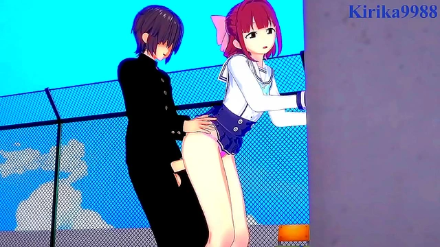 Suzu Ninomiya Seduces in Cute Outfit for Steamy 3D Hentai Ride