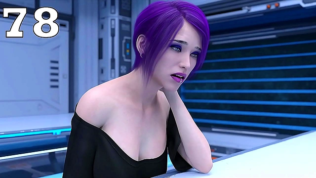 Emo Space Girls 18+ Shows Off Curves in Sultry Outfits for Hot 3D Hentai Action