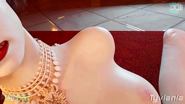 Dimitrescu Tempts You with Teasing Nipples During a Mind-Blowing Handjob POV
