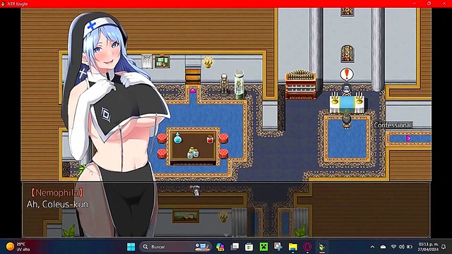 Knight's NTR Temptation – Sultry RPG Heroine Whispers Seduction for Steamy Encounter