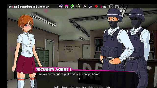 Horny Officer Provides Sultry AsStepSistance in Heated Hentai Gaming Session