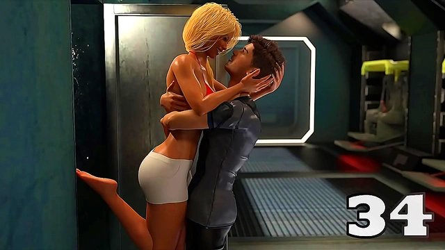 Blonde Virgin Finds Sexy Adventures During Cosmic Hide-and-Seek Game