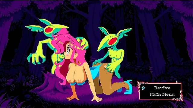 Busty MonsterGirls 18+ Tames Giant Vibrator in Fiendish FlipWitch Episode 2