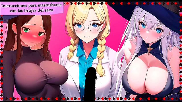 Witchy Seduction – Spanish JOI Orgy with Anime Femdom & Roleplay Fun