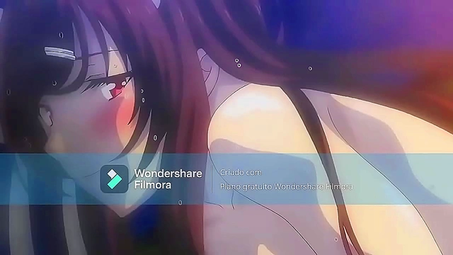 voluptuous Hentai Beauty Dazzles with Her Enormous Breasts in Steamy Anime Scene