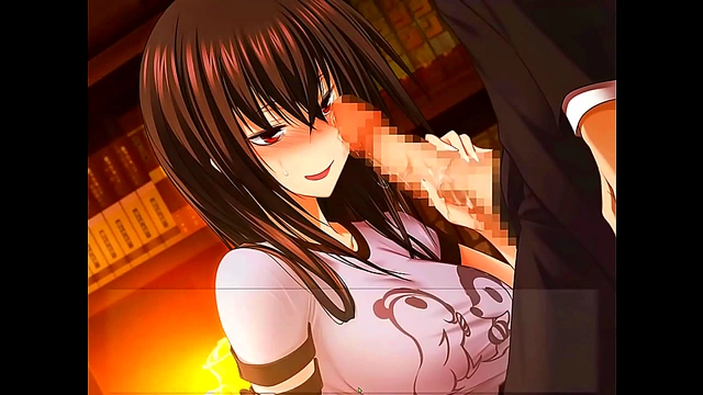 Sensual Majikoi Heroine Enjoys Intimate Pleasure with Anime Lover