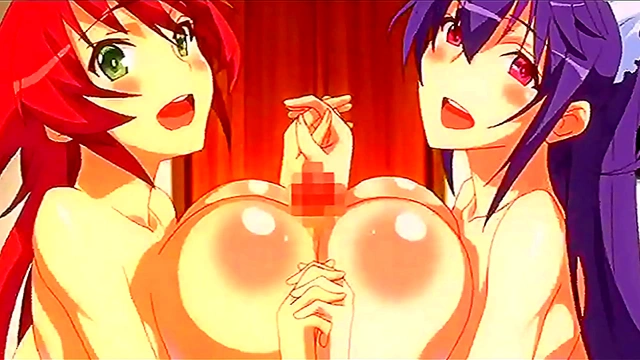 Sexy Big-Bosomed Anime Chick Dances to Nightcore Then Takes Charge in Hot blowjob & CowGirls 18+ Scenes