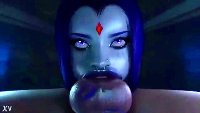 Raven & Widowmaker Share Intimate Pleasure in Overwatch Anime Deepthroat Scene