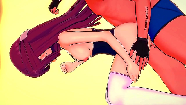 Fern Abandons Her Swimsuit for Steamy 3D Anime Seduction Scene