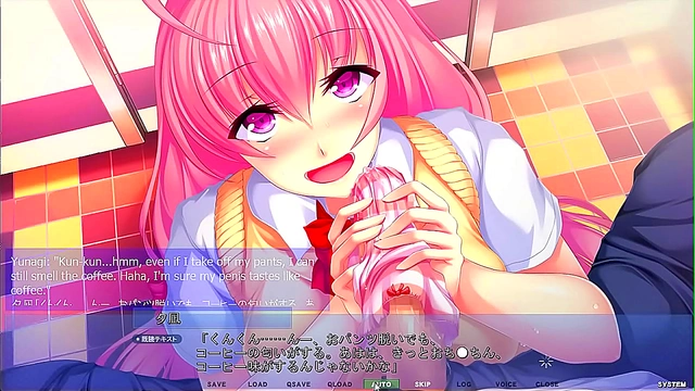 Eroge Girls 18+ Tempts StepStepStepBrother with Sultry Handjob in Stealthy School Bathroom Encounter