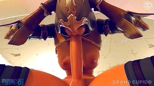 Sombra’s Big Tits Take Center Stage in Steamy VR Blowjob & Anal Adventure