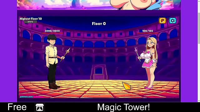 Erotic Anime Adventure – Magical Card Battles in the Enchanted Tower Fantasy