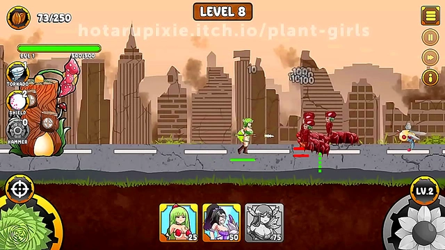 Plant Girls 18+  Fight Insect Swarm for Steamy Erotic Hentai Action