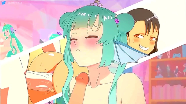 Passionate Anime Duo Engages in Scorching PMV Action