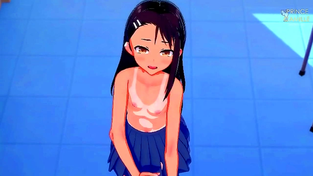 Nagatoro-San Provides Intense Pleasure with Blowjob & Handjob Post-School