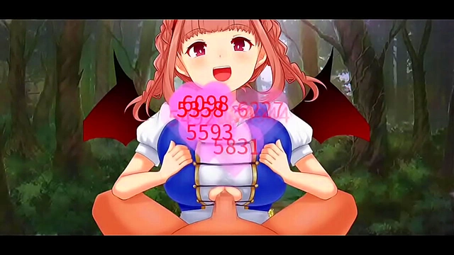 Seductive Hentai Babe Relishes Ecstatic Titty Fucking with Video Game Hero