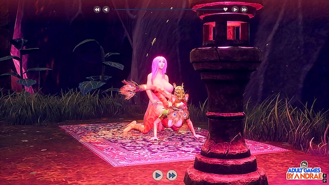 Goddess Pawsmaati’s Busty 3D Threesome Brings Ecstatic Creampie Joy with Massive Cocks