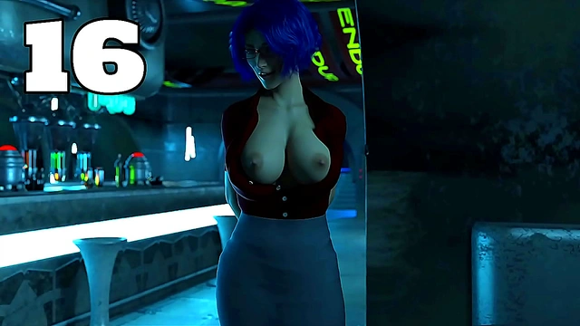 Astronaut Sasha Tempts with Giants Tits in Sultry Space Outfit