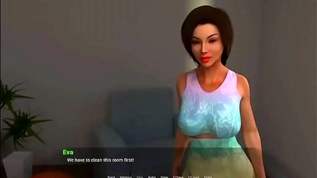 Cute Anime Girls 18+ Delights with Tender Handjob in 3D Visual Novel Journey