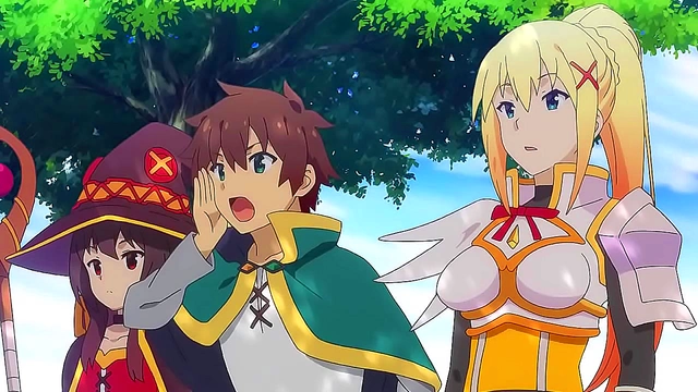 Konosuba Beauty Finds Pleasure in Steamy Hentai Encounter