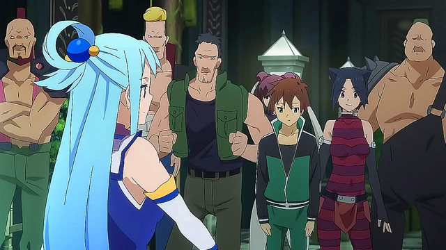 KonoSuba Babe Satisfies Her Hunger and Desires in Steamy Hentai Feast