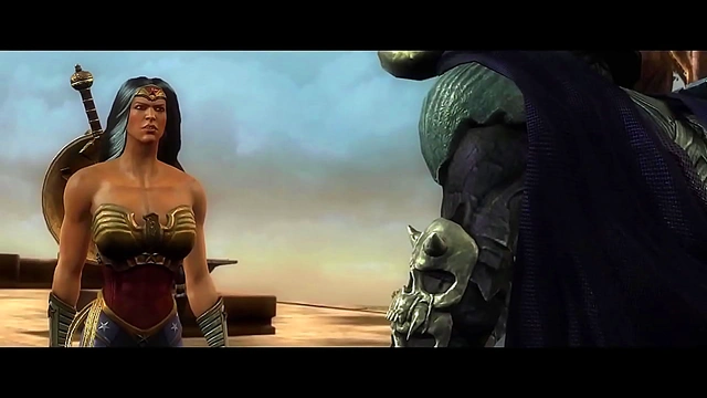 Wonder Woman Dominates Ares with Fiery Passion in Intense 3D BDSM Anime Encounter