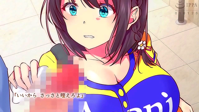 Cute Beer Vendor Delivers Pleasure with Blowjob in 7-Day Hentai Journey