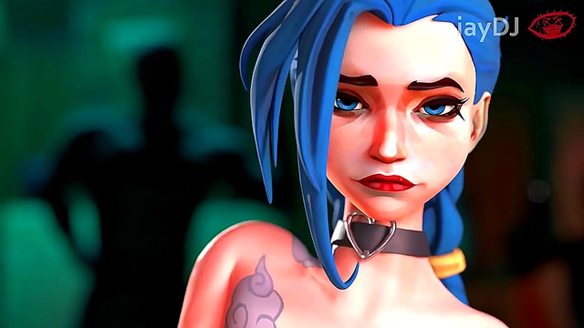 Jinx’s Blue Hair Glows as She Enjoys Secret Pleasures at the Club Bar