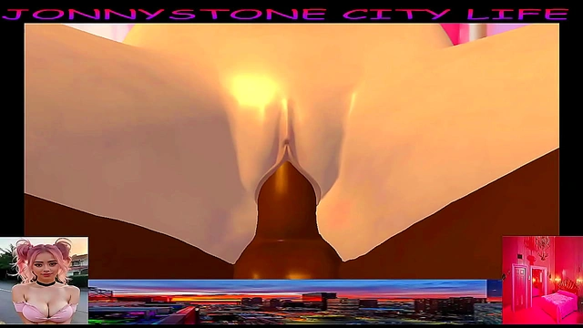 JonnyStone Engages in Steamy 3D Anime Fun with Alluring Pink-Haired Babe