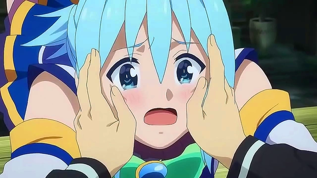 Aqua Finds Pleasure in Heated Hentai Adventure in Konosuba Scene