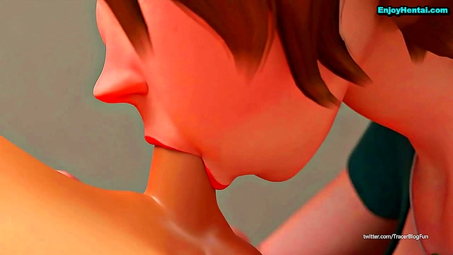 Aunt Cass Tempts with Steamy hentai Desire in Anime Adventure