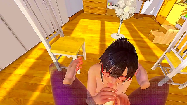 Virtual VR Temptation – Anime Beauty Provides Intimate Pleasure in Chat Room
