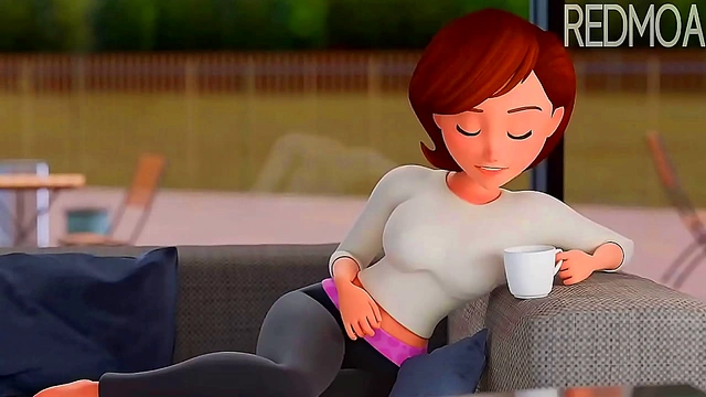 Aunt Cass Finds Pleasure in Steamy 3D Hentai Adventure