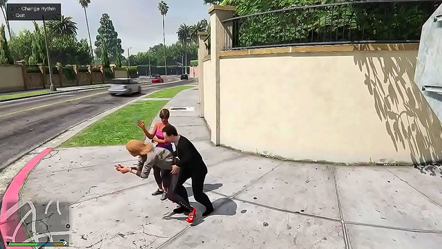 GTA 5 Gamer Satisfies Horny Pedestrians with Steamy Hentai Sex Scenes