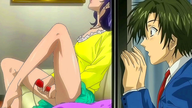 Step-Aunt’s Secret Pleasure – Seductive Milf blowjob & Intense Anime Facial