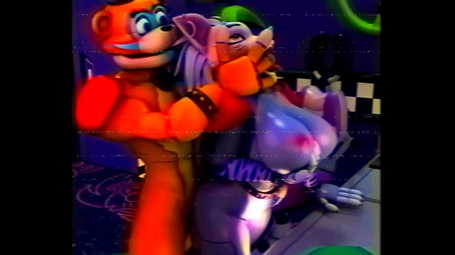 Roxxane Wolf Seduces Freddy with Wild Passion in 3D FNAF hentai Animation
