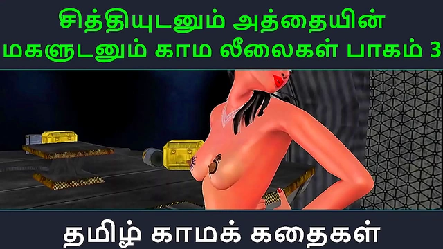 Chithiya and Her StepStepStepSister Engage in Sultry 3D Anime Erotic Adventures