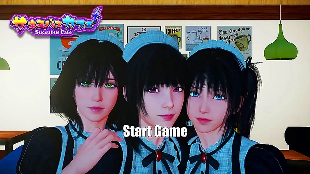 Succubus Café – 3D Anime Duo Engages in Sultry Romance in Enigmatic Game Realm