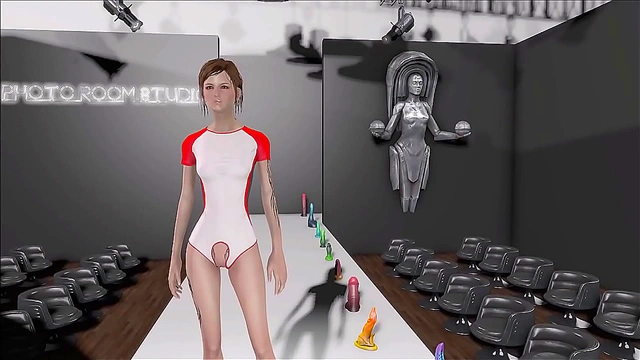 Brunette Fallout 4 Anime Babe Struts Her Sexy Style in Scintillating Scenes