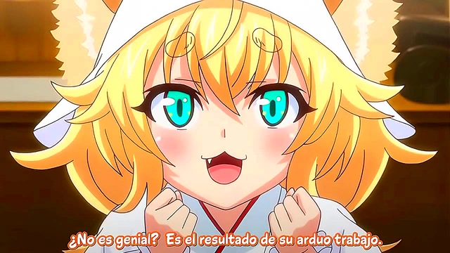 Seductive Kitsune Pleasures Herself Before Heated Hentai Action