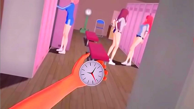 Time Freezes for Quintuplet Pleasure – Miku, Ichika, and Itsuki in 3D Anime Delight