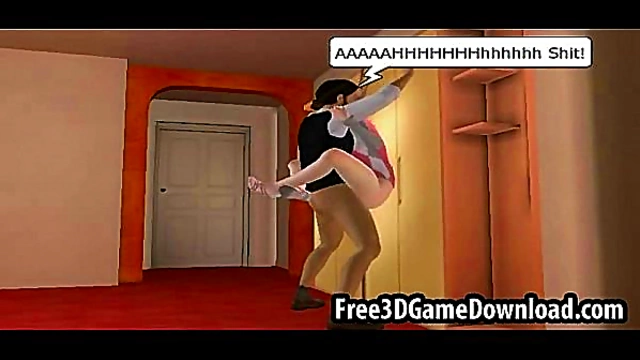 Teen 18+ 3D Cartoon Beauty Reveals Her Stunning Face in Intense Anime Adventure