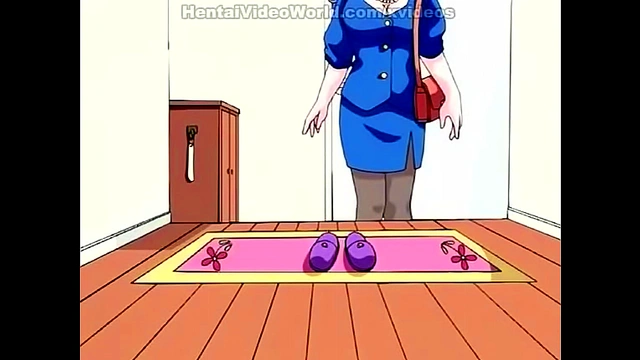 Naughty Anime Tutor Tempts Her Student with Sultry Lessons and Intimate Passions